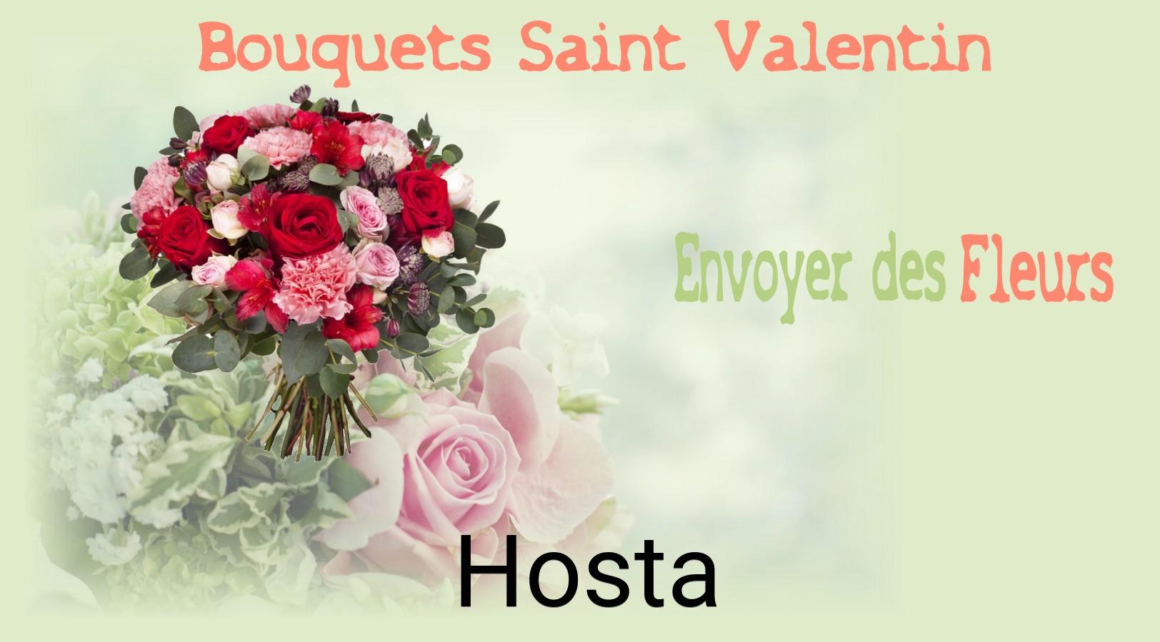 Roses de Saint-Valentin livrées à Hosta